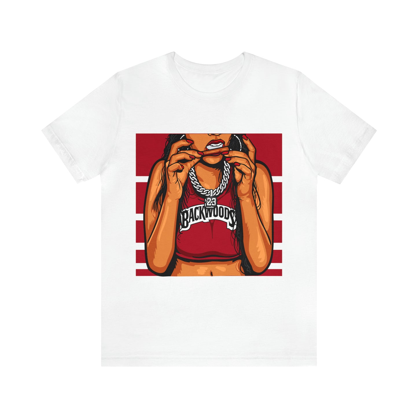 BACKWOODS AIR JORDAN 6 CARMINE RETRO COLORED T-SHIRT