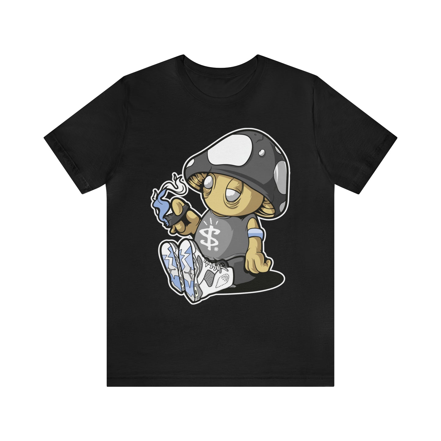SMKOKING MASHROOM WITH THE AIR JORDAN T-SHIRT