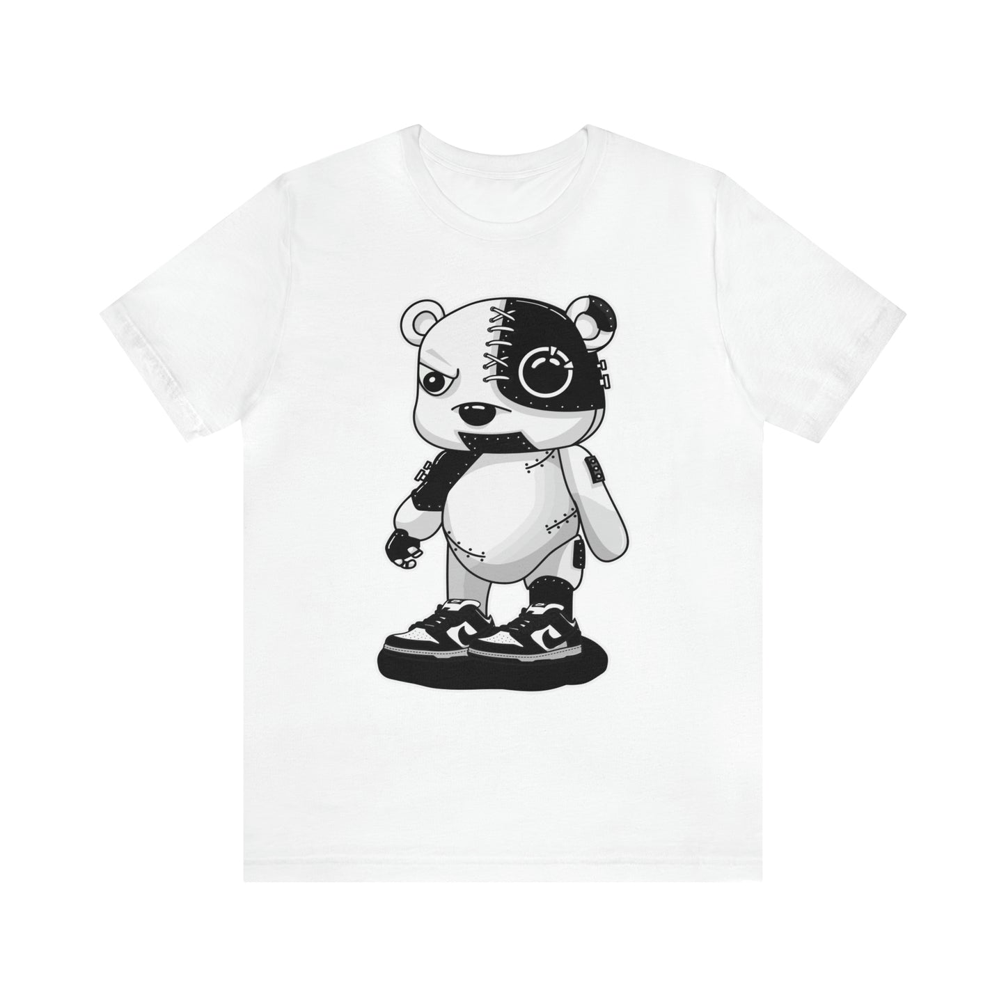 CYBORG PANDA WITH THE AIR JORDAN T-SHIRT
