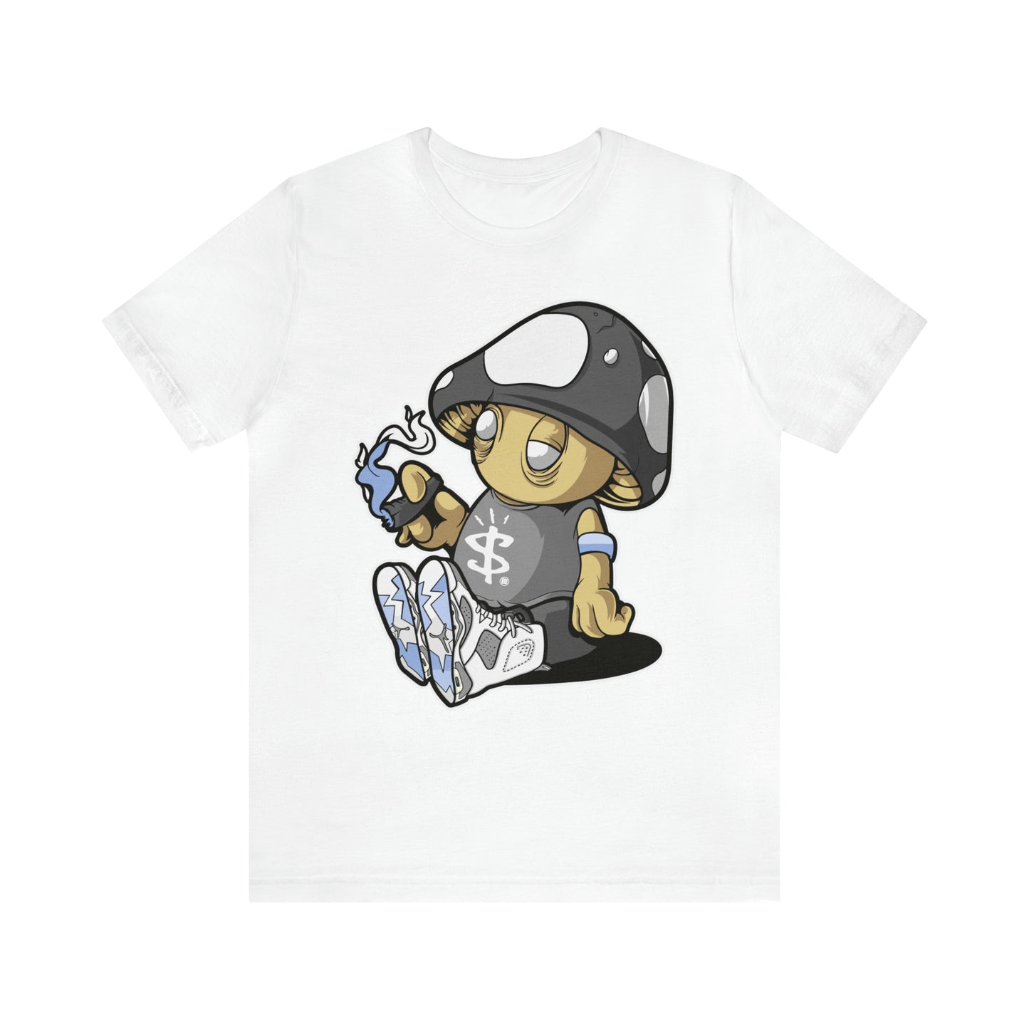 SMKOKING MASHROOM WITH THE AIR JORDAN T-SHIRT