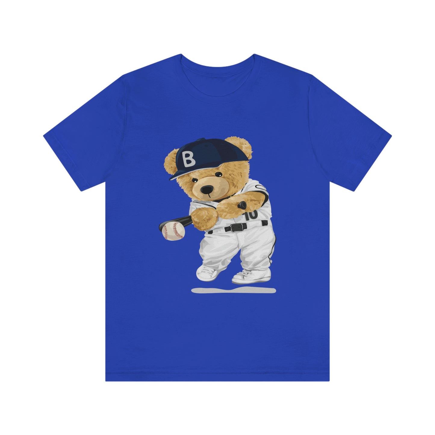 BASEBALL PLAYER TEDDY BEAR T-SHIRT