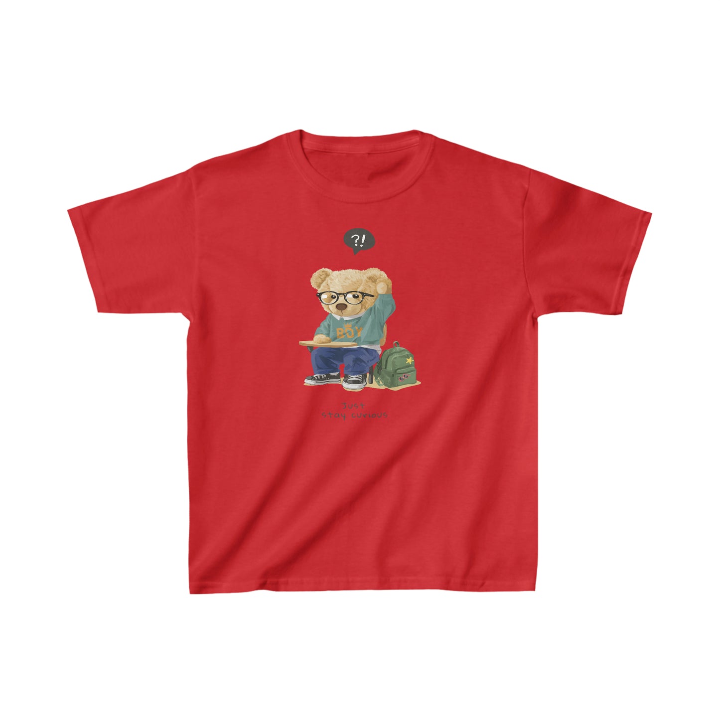 KIDS SCHOOLBOY TEDDY T-SHIRT