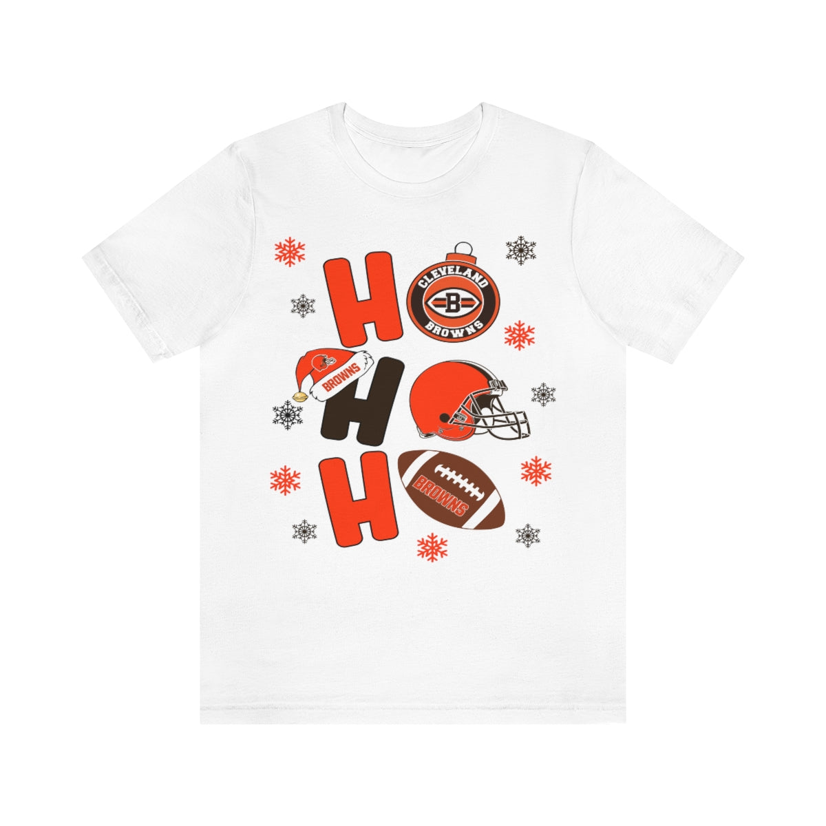 BROWNS HO HO HO CHRISTMAS T-SHIRT
