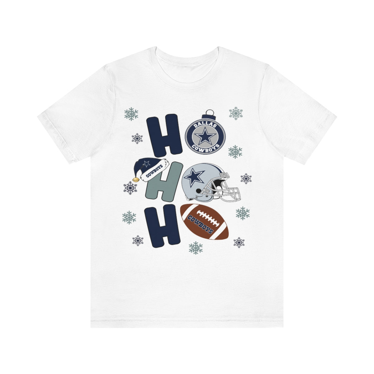 COWBOYS HO HO HO CHRISTMAS T-SHIRT