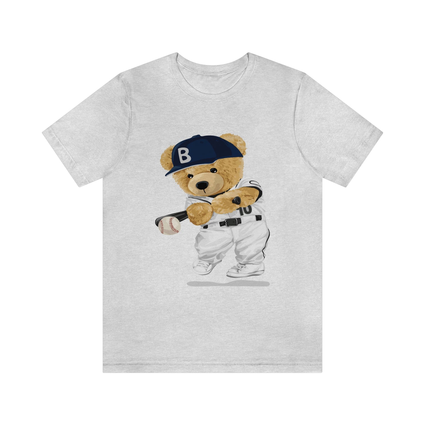BASEBALL PLAYER TEDDY BEAR T-SHIRT