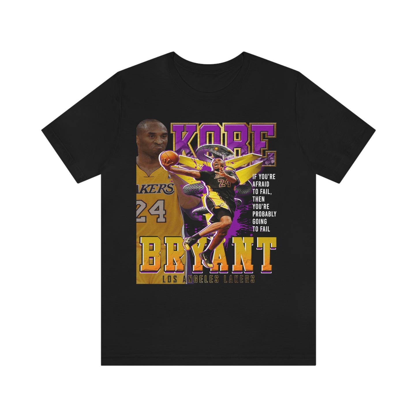 KOBE BRYANT BLACK MAMBA T-SHIRT