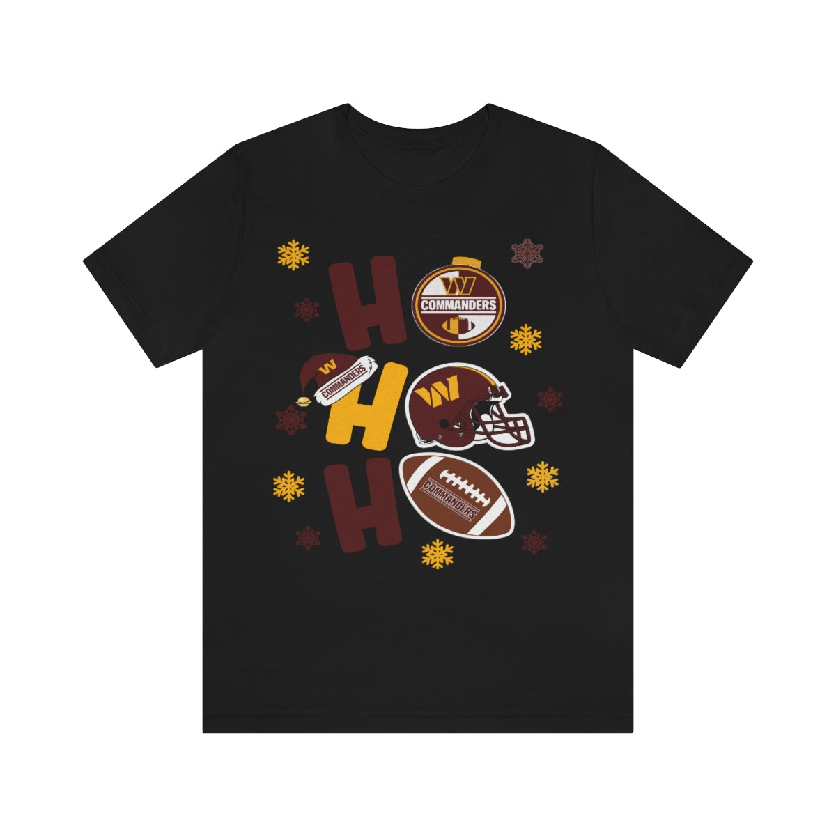 COMMANDERS HO HO HO CHRISTMAS T-SHIRT