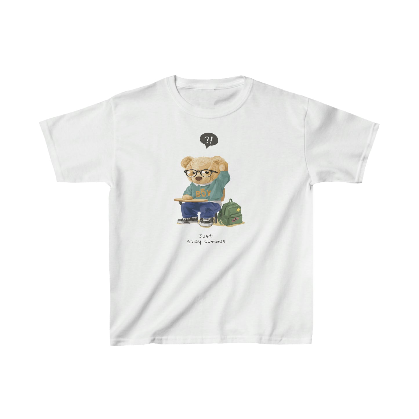 KIDS SCHOOLBOY TEDDY T-SHIRT