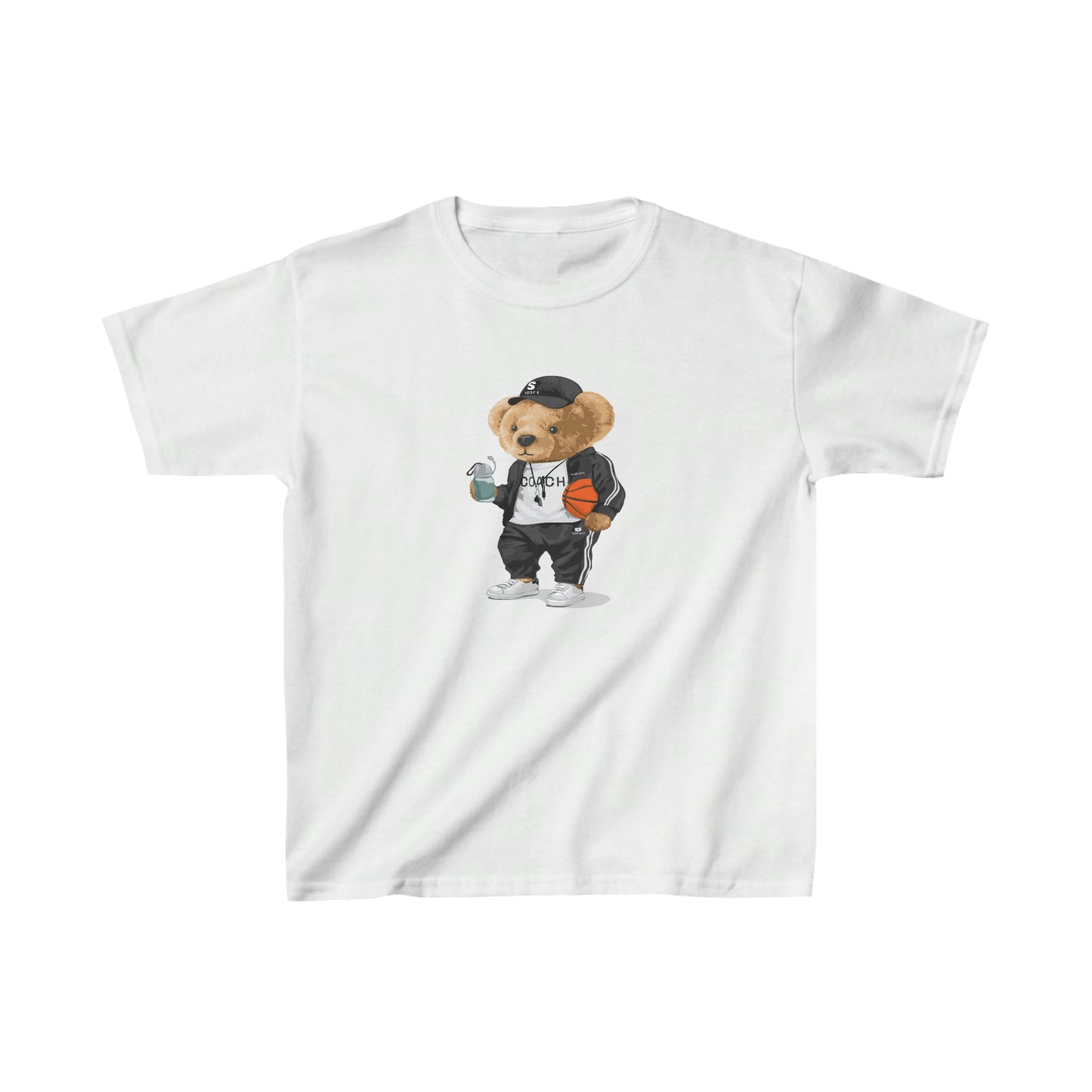 KIDS BB COACH TEDDY BEAR T-SHIRT