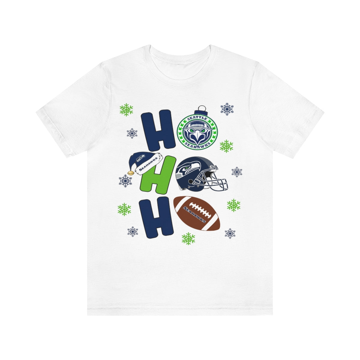 SEAHAWKS HO HO HO CHRISTMAS T-SHIRT