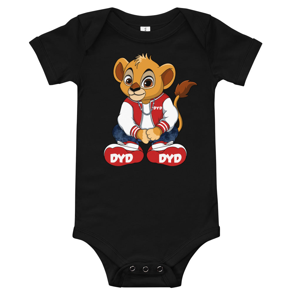 Infant Red Bear Short Sleeve Bodysuit