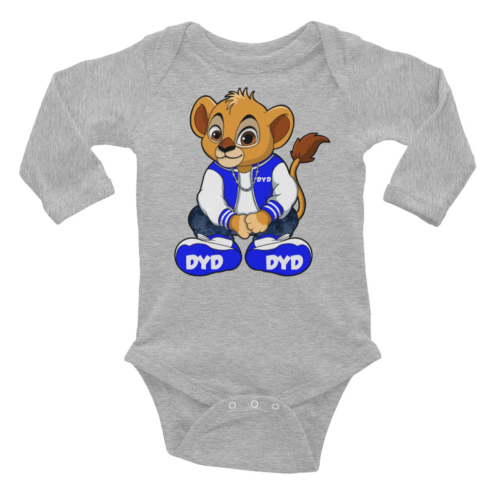 Infant Blue Bear Long Sleeve Bodysuit