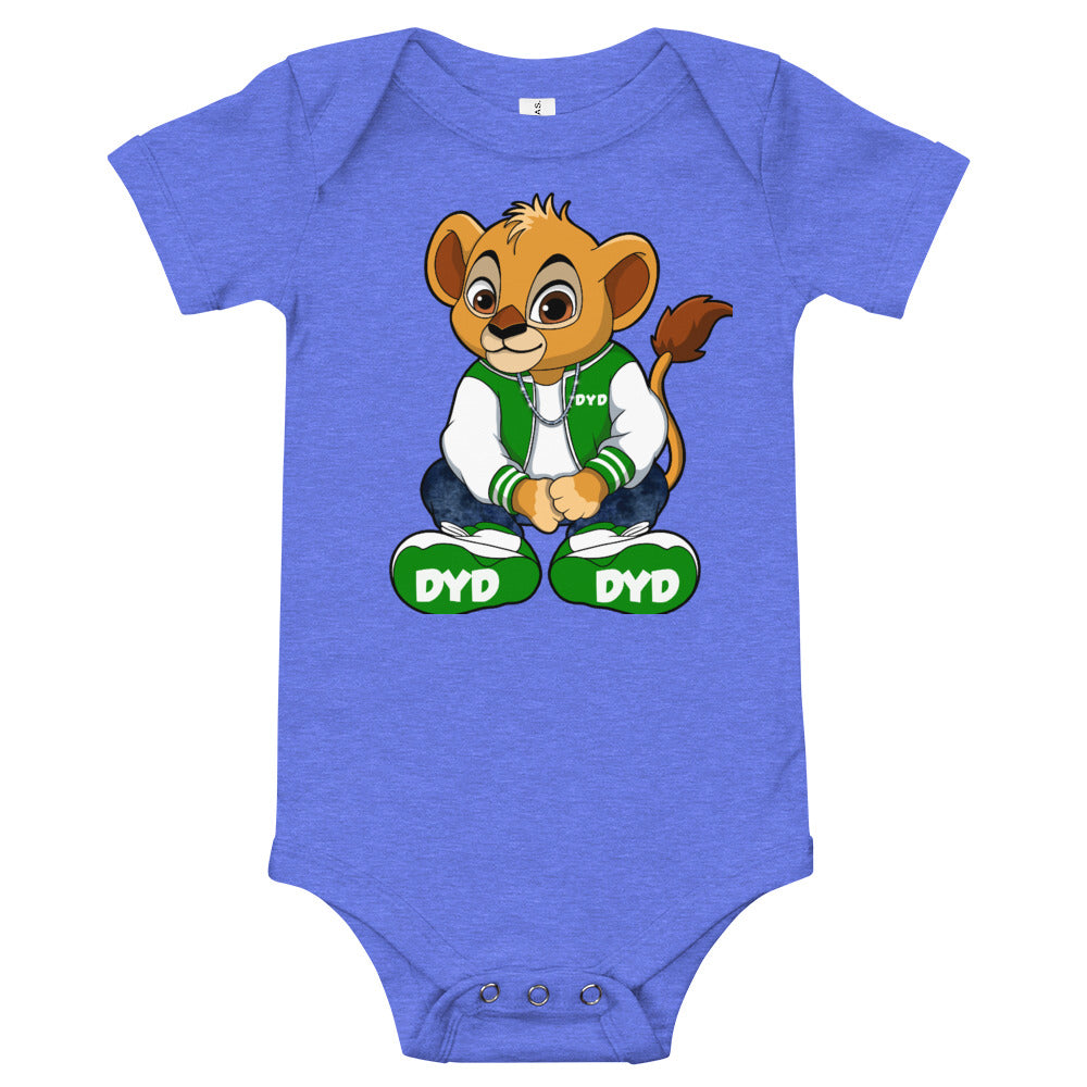 Infant Green Bear Short Sleeve Bodysuit