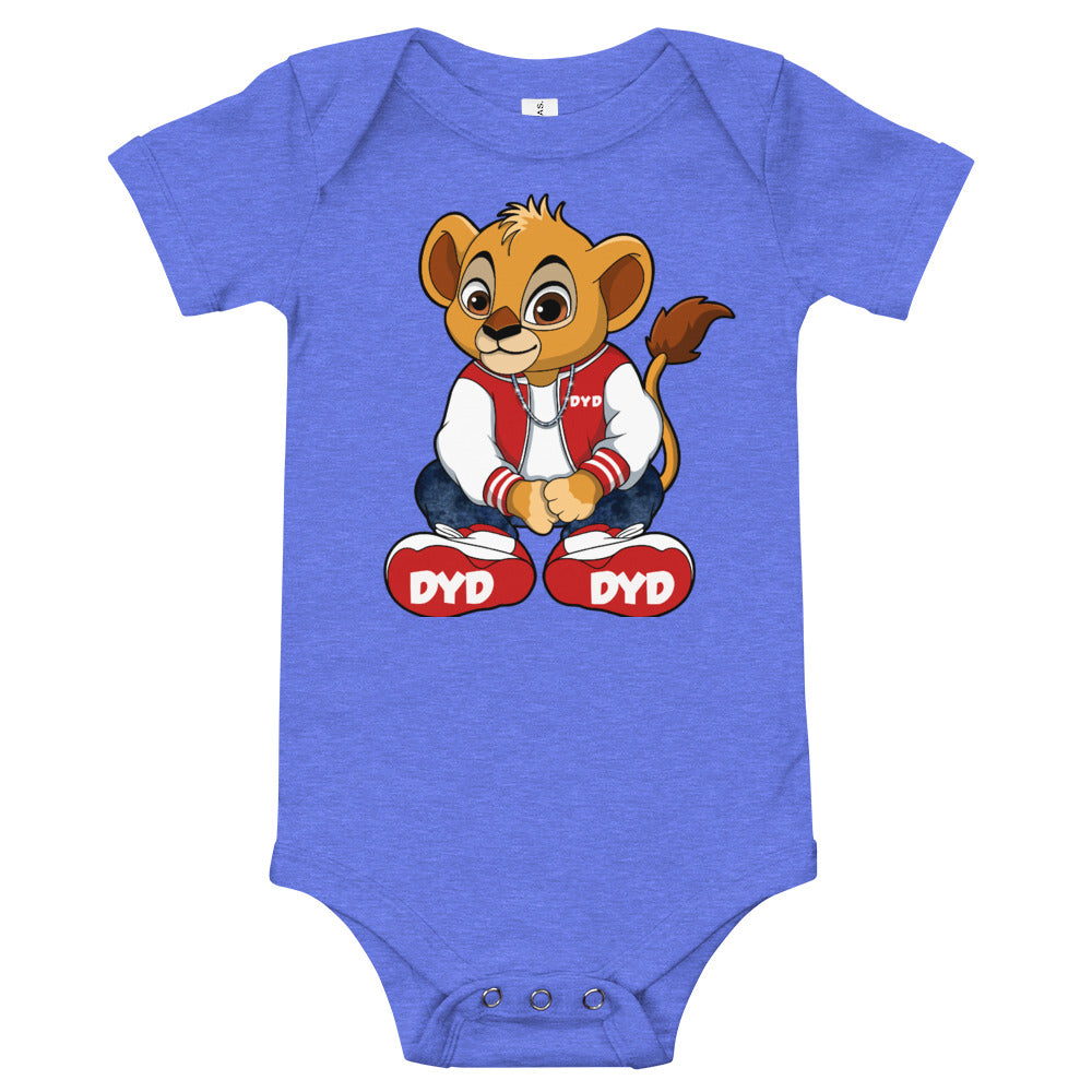 Infant Red Bear Short Sleeve Bodysuit