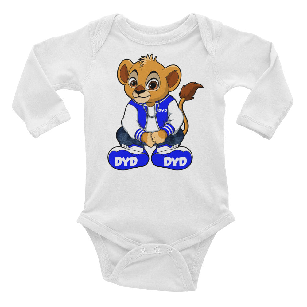 Infant Blue Bear Long Sleeve Bodysuit