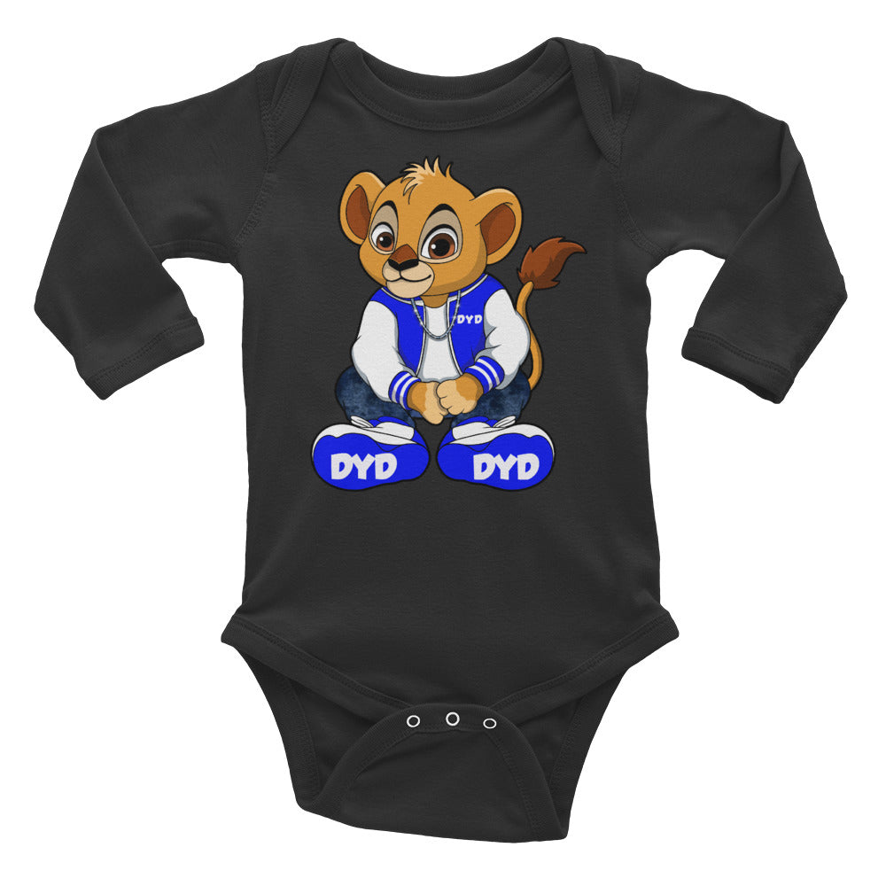Infant Blue Bear Long Sleeve Bodysuit