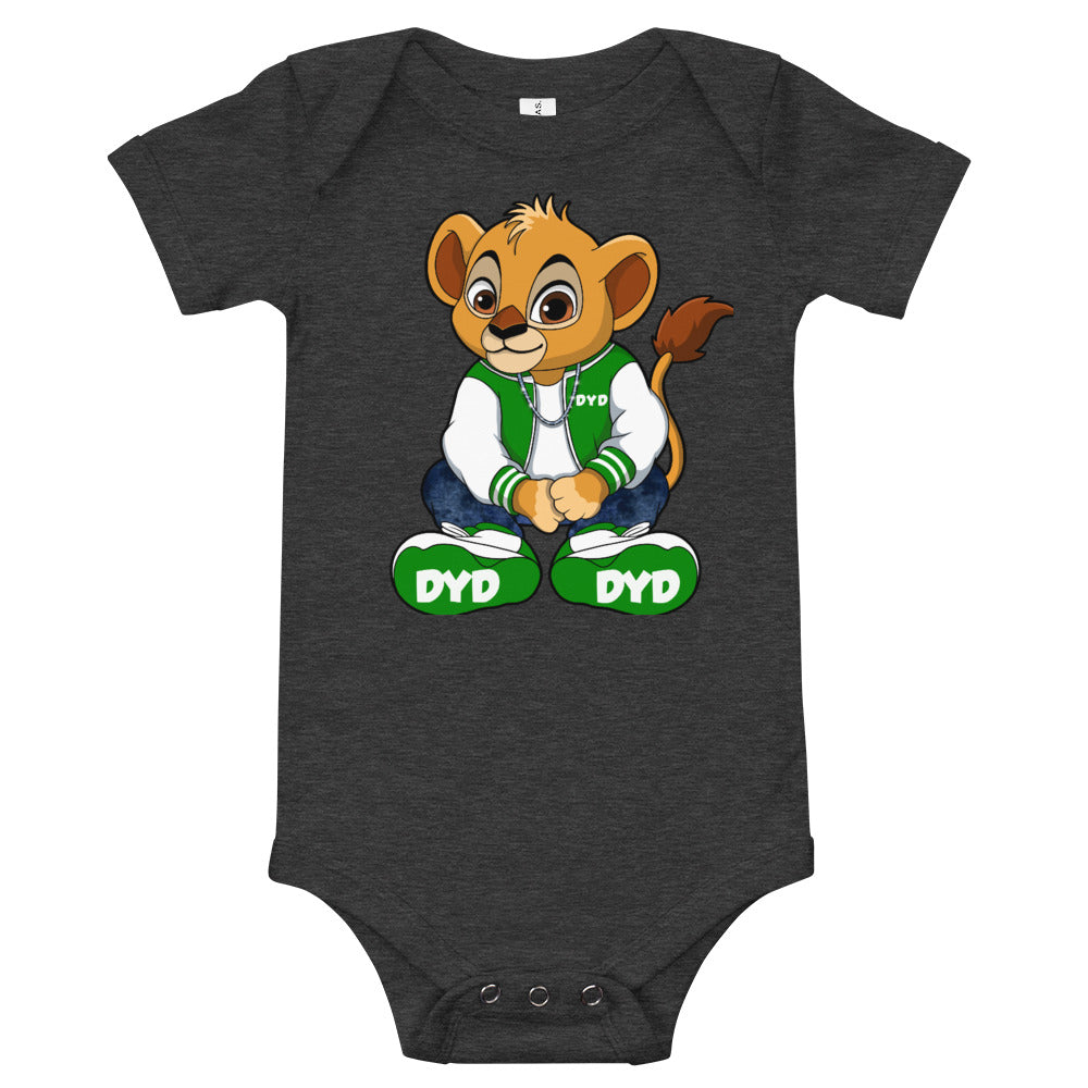 Infant Green Bear Short Sleeve Bodysuit