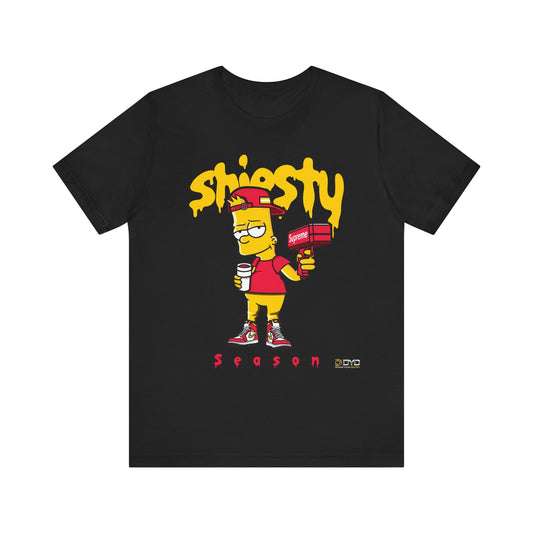 SHIESTY SEASON IN AIR JORDAN 1 RETRO OG FUSION RED T-SHIRT