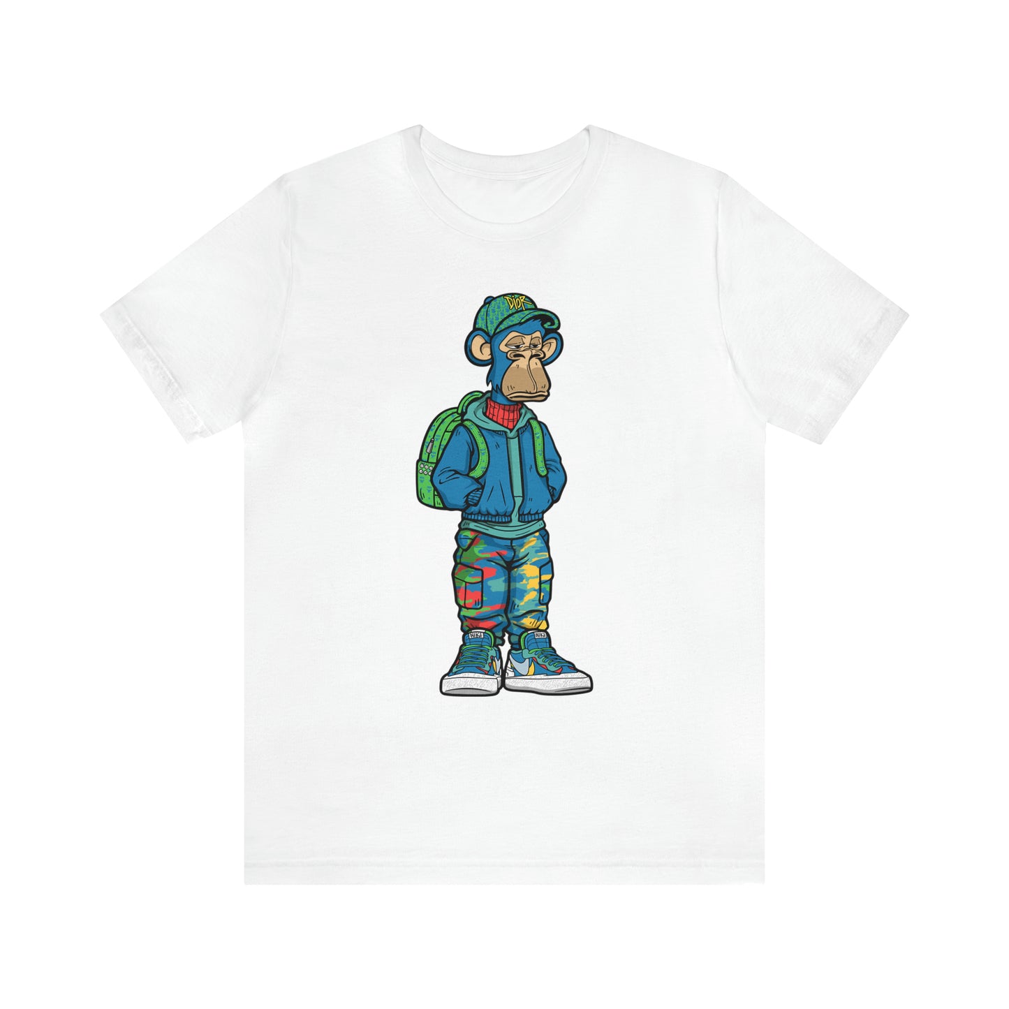 THE APE WITH THE NIKE SNEAKER T-SHIRT