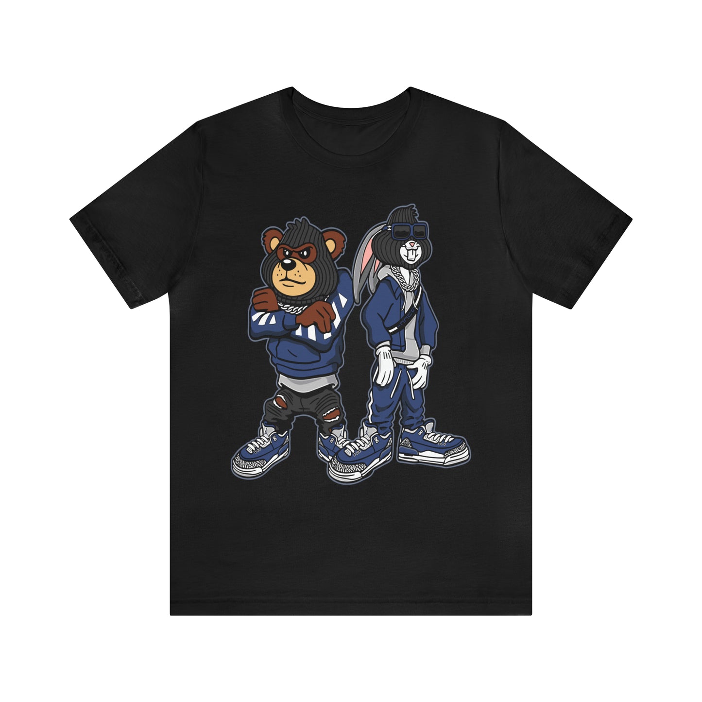 BUNNY AND BEAR IN JORDAN RETRO 13 GT T-SHIRT