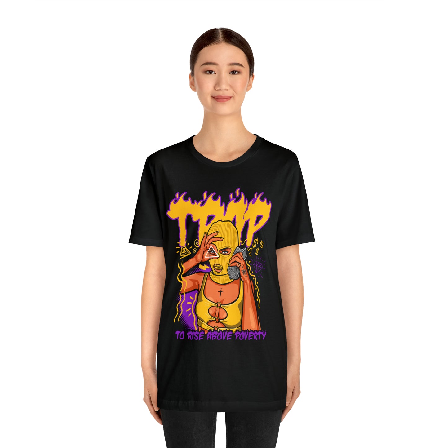 TRAP TO RISE ABOVE POVERTY T-SHIRT