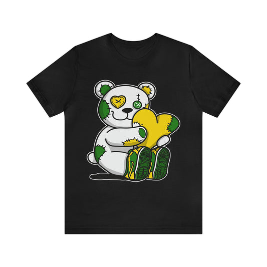 AIR JORDAN YELLOW AND GREEN T-SHIRT