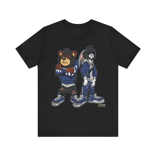 BUNNY AND BEAR IN JORDAN RETRO 13 GT T-SHIRT